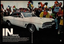 1967 Buick Gs-400 2-door Hardtop 400 V-8 Engine 340 Hp 2-page Vintage Print Ad