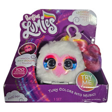 Pomsies Lumies Sparkle Rush Rainbow Charged Pom Pet New