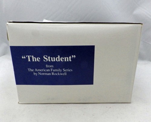 Norman Rockwell American Family Series (figurine) - The Student - NIB with COA - Picture 6 of 6