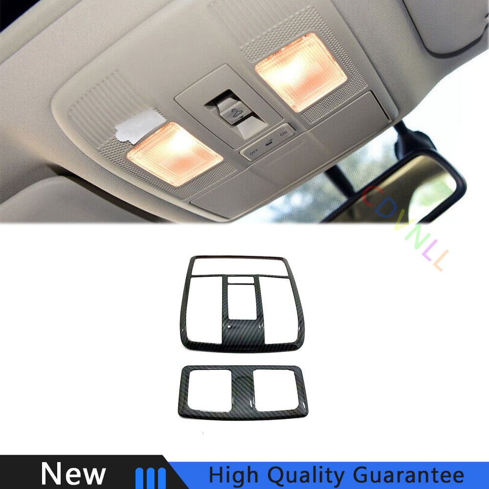 Fit For Mazda 6 Atenza 2017-2019 Carbon Fiber Car Reading Light Lamp Frame Trim