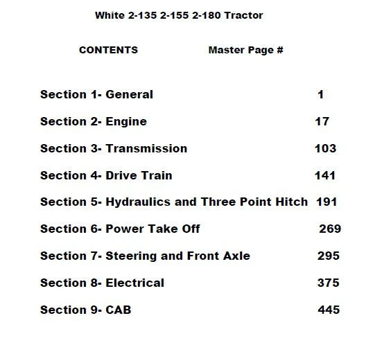 White 2-135 Field Boss Tractors Service Parts Operators Manual Set Repair Book - Image 2 of 4