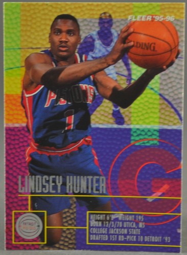 Tarjetas coleccionables de baloncesto de la NBA Fleer 95-96 jugador del equipo base - tú - Imagen 24 de 35