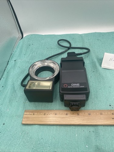 Dine Black Auto Exposure Macro Light Ring Light Point Flash For Film Camera -DPM - Picture 10 of 11