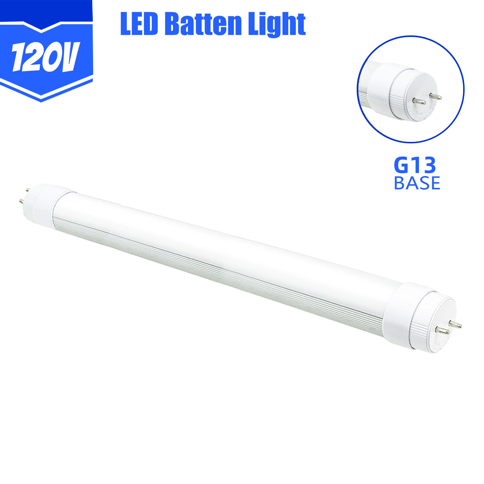 18Inch/ 18" LED Tube Light Daylight (5500K) Replace 15W Fluorescent