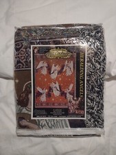 Riddle & Cockrell Heralding Angels 50x68" Throw Made In USA New