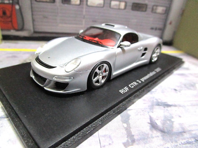PORSCHE 911 997 RUF CTR3 CTR 3 2007 Supersportwagen Tuning silber Spark  1:43