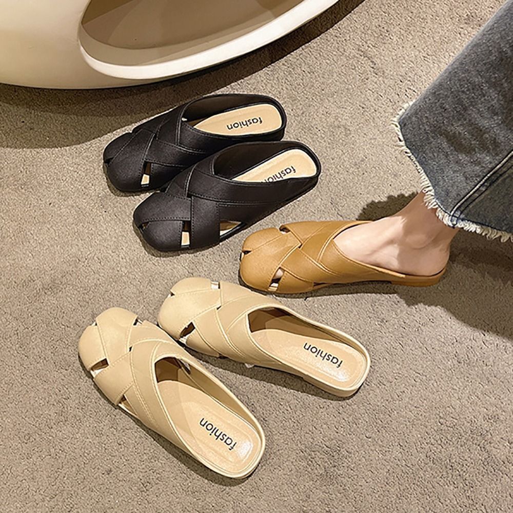 APL Sandali punta quadrata punta quadrata antiscivolo donna ciabatte 1