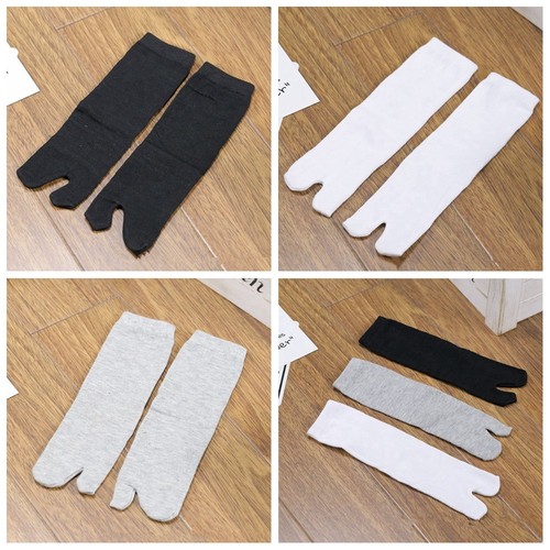 3 Pairs Japanese Unisex Ninja Geta Socks Kimono Flip Flop Sandal Split Toe - Picture 12 of 16