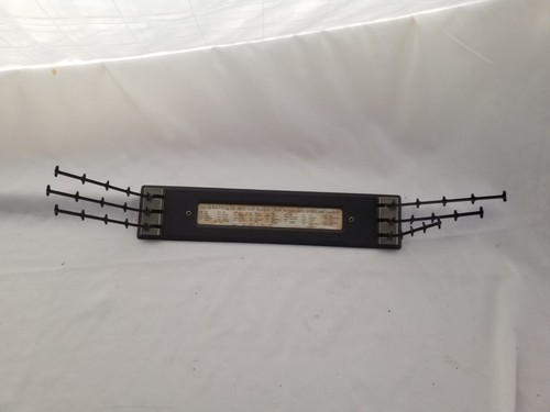 Vintage Grayco Los Angeles Krawattengestell + Ensemblekarte Metall Kassenanzeige Wandhalterung - Bild 11 von 11