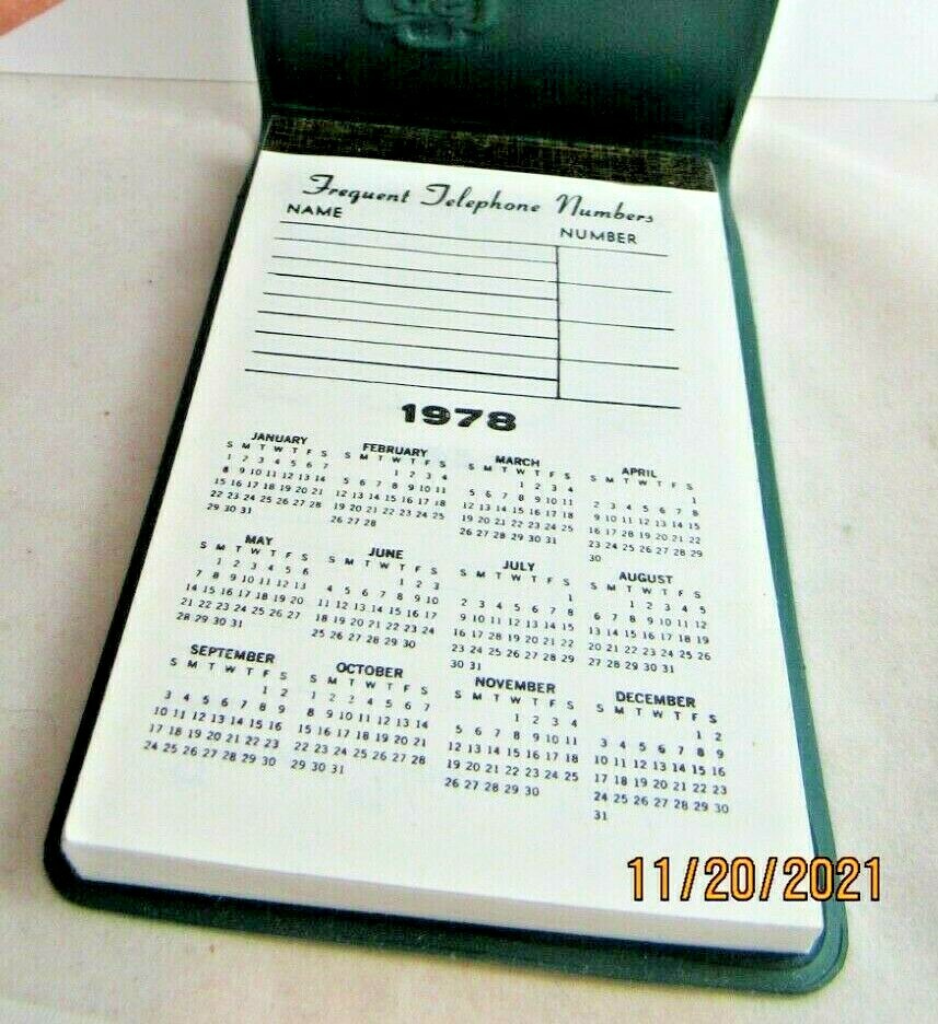 NEW 197778, MEMO PAD Girl Scout "Vinyl Plastic" DISPLAY Collect