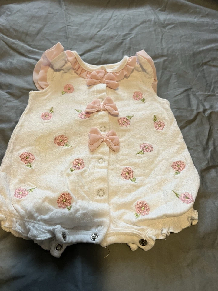 Laura Ashley (9 Piezas) 0-3 Meses Floral Lote Jerséis y Durmientes Foto 4 de 4