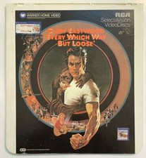Every Which Way But Loose 1978 Warner Bros, RCA Selecta Vision CED Video Disc