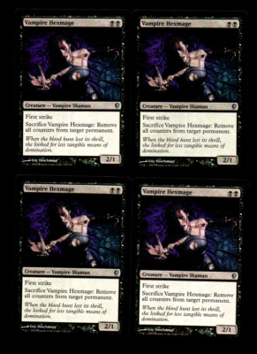 MRM ENGLISH 4x Vampire Sortimage - Vampire Hexmage MTG Magic CN2