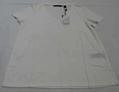 Vero Moda Women's Basic VMSpicy V-Neck S/S Top MC9 Snow White Medium NWT