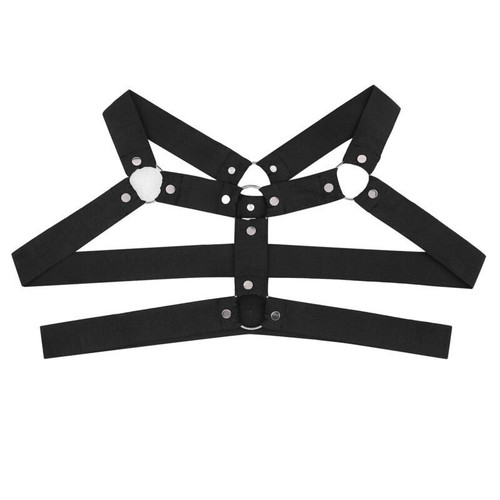 Costume Uomo Halter Body Petto Imbracatura Cintura Regolabile con O-ring Clubwear - Foto 60 di 150