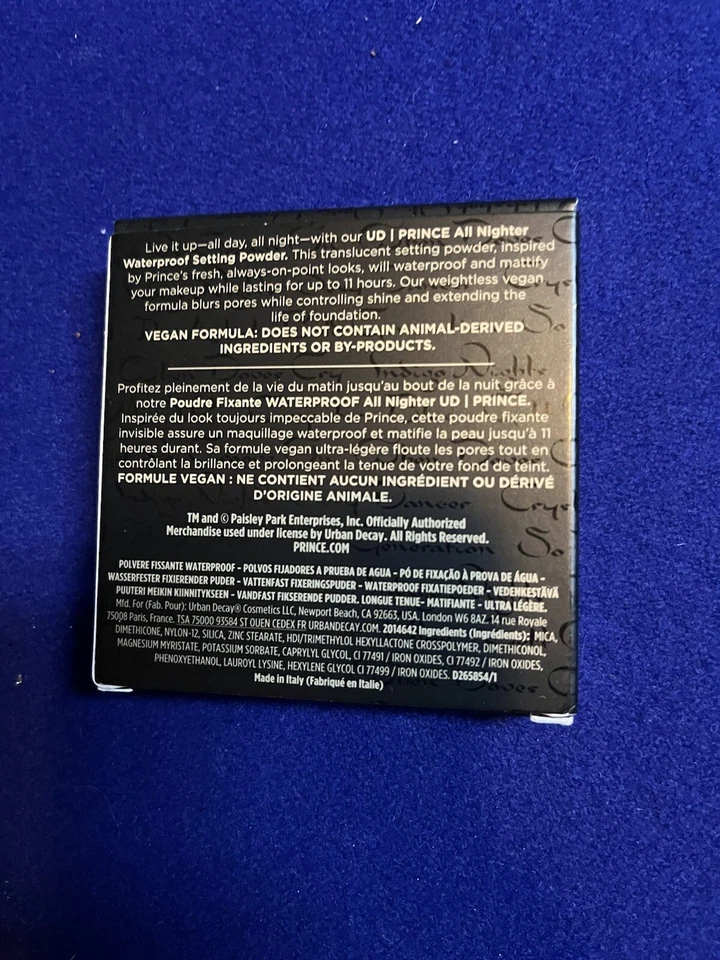 Urban Decay Prince All Nighter Waterproof Setting Powder UNIVERSAL NIB - Image 2 of 4