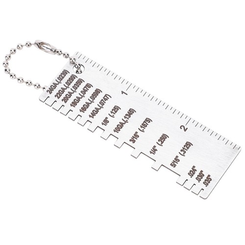 Stainless Steel Wire/Metal Thickness Gauge Welding Plated Size Inspection Tool# - Picture 7 of 11