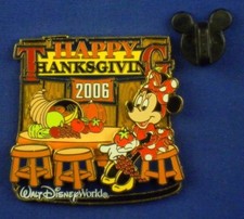 Minnie Mouse Happy Thanksgiving 2006 Cornucopia Table LE OC Disney Pin # 50759