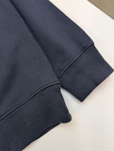 Stone Island Navy Brushed Cotton Stellina Crewneck Sweat - XXL - Picture 3 of 10