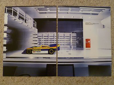 1971 Porsche 917/30 Spyder Advertising 2 Poster Set RARE!! Awesome L@@K