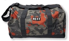Neff Gray & Orange Camo Men s Duffel Bag NWT