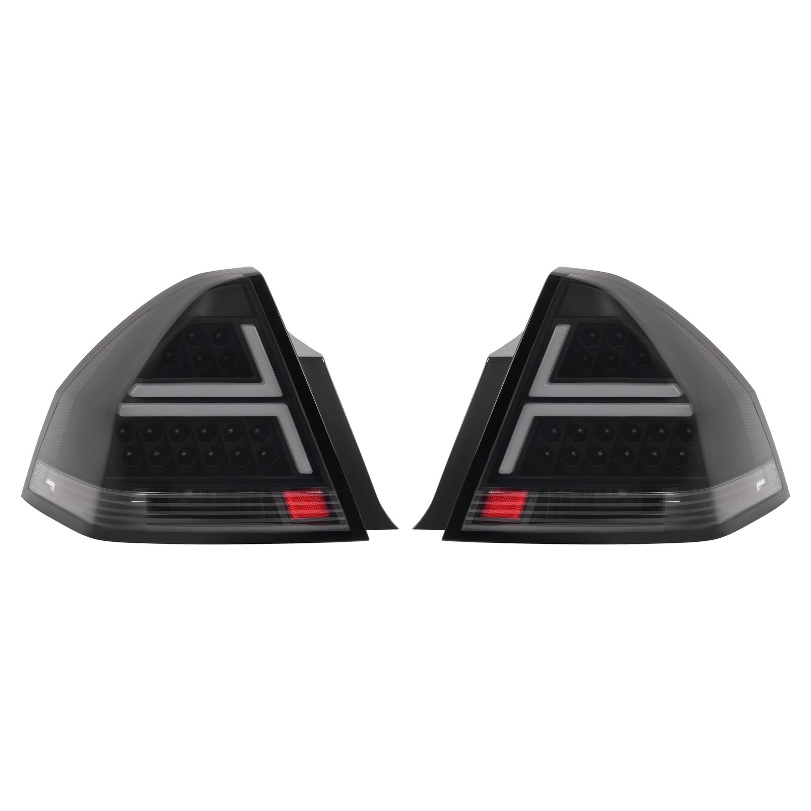 For Chevy Impala 06-13 Impala Limited 14-16 Smoked LED Brake Tail Lights Lamps