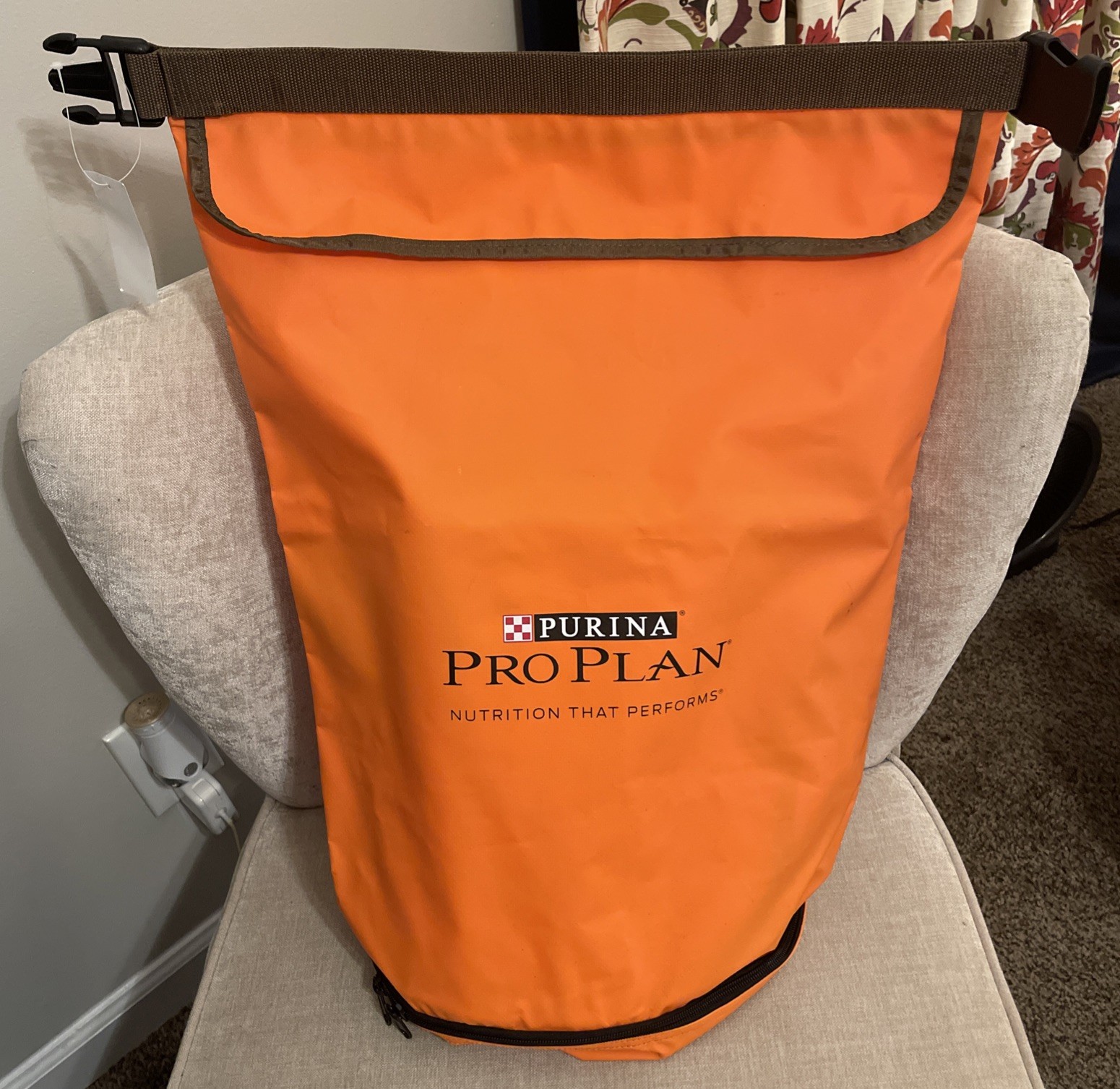 Bag Orange 30 Lbs. Of Dry Dog Food