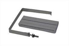 V-Twin 42-5518 Chrome Battery Top Cover and Strap Kit