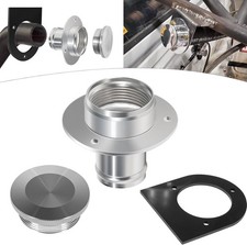 17-2530 Aluminum Fuel Tank Filler Neck Gas Cap And Weld-on Steel Bracket For 2 17-2530 Aluminum Fuel Tank Filler Neck Gas Cap And Weld-on Steel Bracket For 2