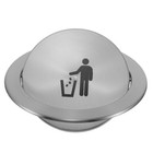  Countertop Trash Bin Cover: Stainless Steel Recessed Trash Bin Lid - Built-In