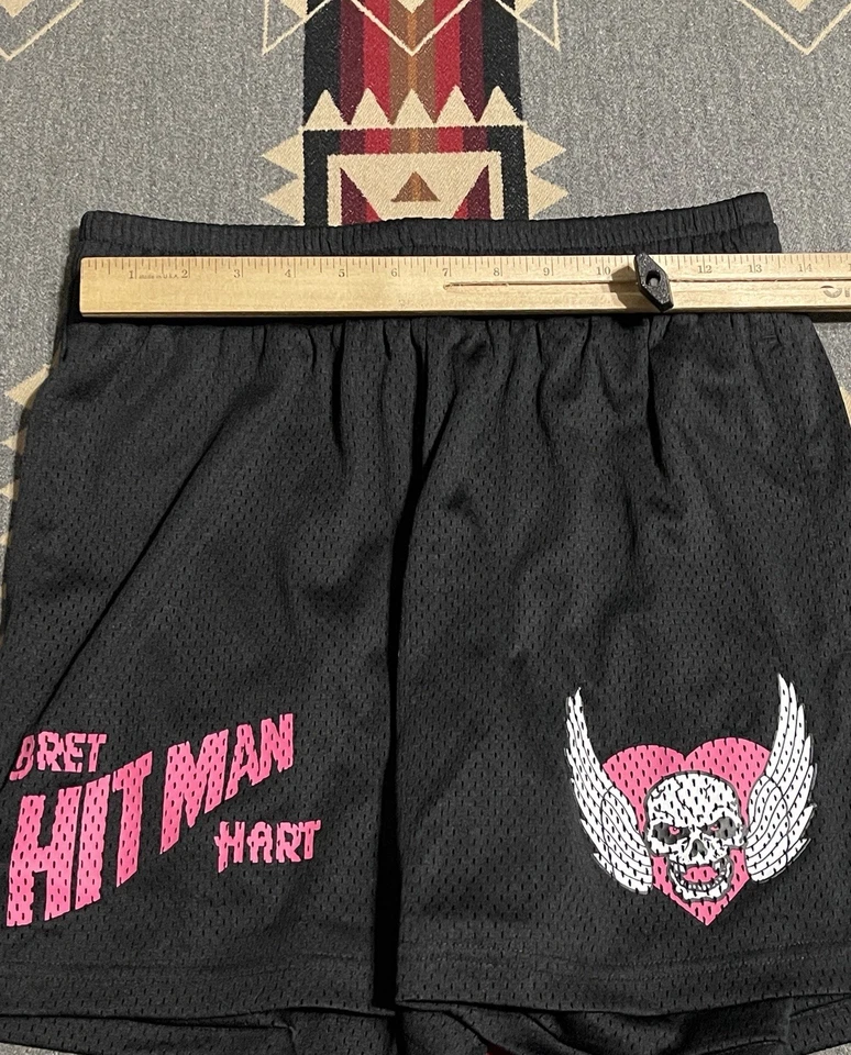Pantalones Cortos Chalk Line Bret Hitman Hart Venice S Malla Negra T40 Foto 3 de 4