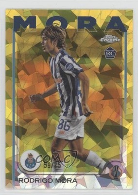 2024 Topps Chrome UEFA Club Competitions Sapphire Gold 59/50 Rodrigo Mora 0e22