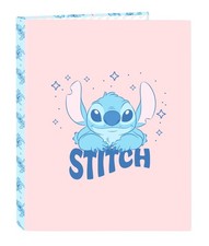 Stitch Ohana   Folder with 4 Rings, Ideal for Children of Different Ages, Comfor