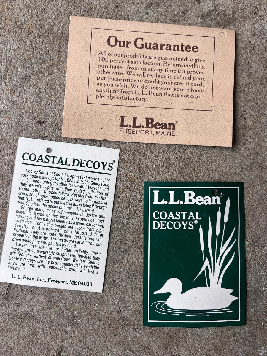 L.L. Bean Mallard Cork Duck Decoy Brand New Condition - George L.L. Bean Mallard Cork Duck Decoy Brand New Condition - George