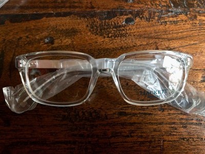 Hackett London Bespoke Brillengestell Kunststoff NEU durchsichtig transparent
