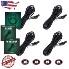 Durable 25ft SAE Extension Cable 4 Pack - Quick Connect for Motorcycle Power
