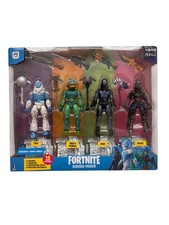 Fortnite Set 4 Rare Figures with Weapons Series 2 Unopened