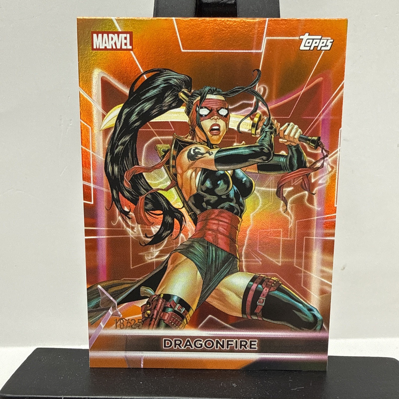 2026 Topps Marvel Neon #20 Dragonfire Orange Foil Parallel 18/25