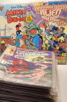 HUGE 38 Comic Book Lot Marvel DC Image 1976-1993 Spider-Man Superman Wolverine