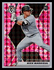 Nick Madrigal Rookie Chicago White Sox 2021 Panini Mosaic #244 Pink Camo
