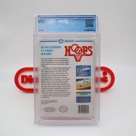 NES Nintendo Hoops Baloncesto - CGC GRADO 9.4 A+! &iexcl;NUEVO Y sellado de f&aacute;brica + costura en H!