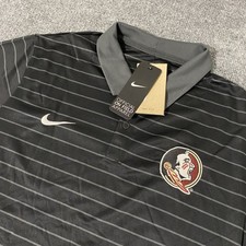Nike On Field Florida State Seminoles Sideline Victory Mens Large FSU Polo NWT