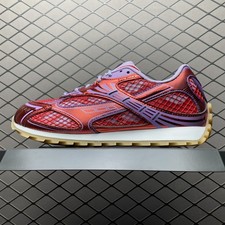 Bottega Veneta Orbit Red Purple Mesh Retro Runner Unisex Shoes Brand New In Box