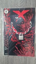 X #20 (1996) Dark Horse Grant Warner Red X Padlock Cover VF