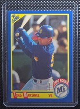 1990 Score Tino Martinez Rookie Card #596 Seattle Mariners RC. rookie card picture