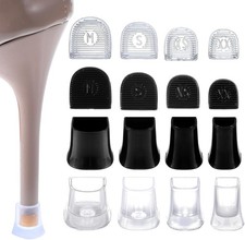 8 Pairs Heel Caps for High Heels, 4 Sizes Heel Stoppers Heel Protectors Anti-...