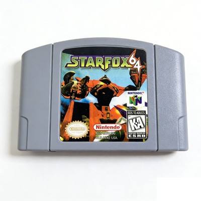 STARFOX 64 Games For Nintendo N64 US Version Free USA Shipping