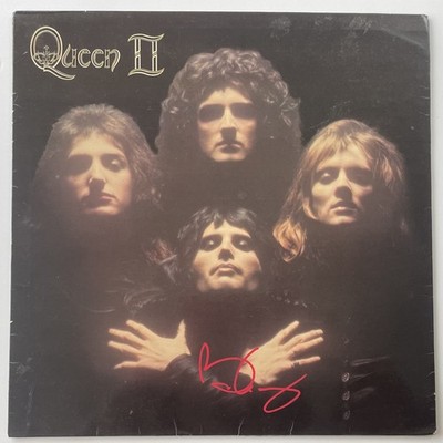 SIGNIERTES BRIAN MAY QUEEN II VINYL-ALBUM SELTEN AUTHENTISCH FREDDIE MERCURY