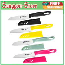 8 pieces Paring Knives (4PCS Peeling Knives and 4PCS Knife Sheath), Ultra Sharp