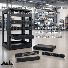19 Profi Rackblenden Frontplatten Rackeinsät...